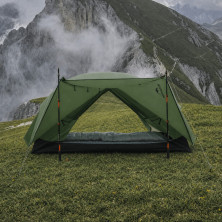 Намет надлегкий тримісний Naturehike Mongar CNK2650WS014, 210T, зелений