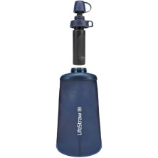 Пляшка-фільтр для води LifeStraw Peak Squeeze, 650 мл, Dark Mountain Gray (LSW LSPSFMLGRWW)