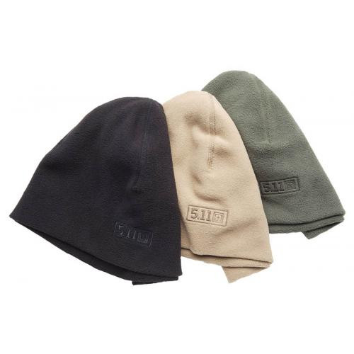 Шапка тактична флісова патрульна 5.11 Tactical Watch Cap, чорна, S /M (89250)