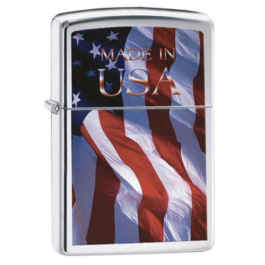 Запальничка Zippo 200 Made In Usa Flag 24797