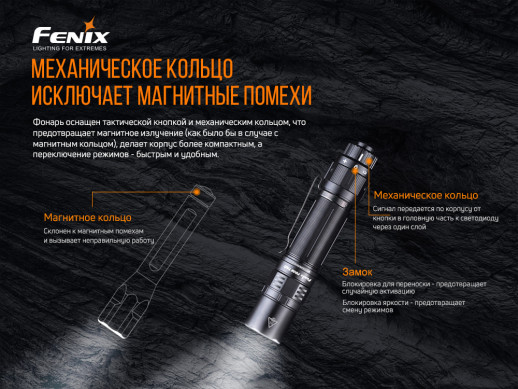 Ліхтар ручний Fenix PD36TAC (сколи)