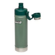 Термобутилка Stanley Classic, 0.75 л (Зелена, чорна, сталева)