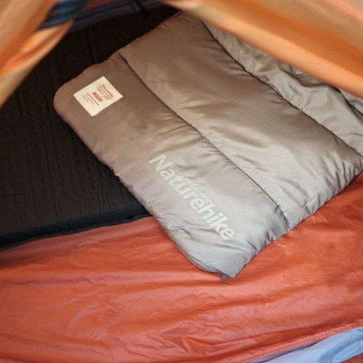 Спальник з капюшоном Naturehike M400 NH20MSD02, (1°C), лівий, зелений