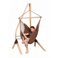 Стілець-гамак зі стійкою La Siesta MOC146VEA131 arabica