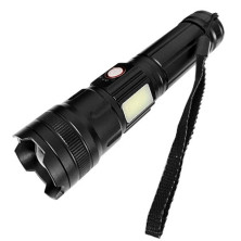 Ліхтар Police BL-5626/6526-GT100+COB (white+red), power bank, 1x18650, zoom, ЗП Type-C, Box