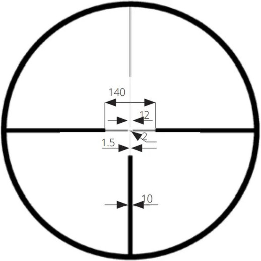 Приціл оптичний Blaser INFINITY 1-7x28 iC, IVD, шина ZM/VM