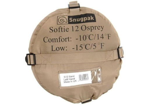 Спальник Snugpak Softie 12 Osprey RH -10°c /-15, 80х220, 2 кг. olive