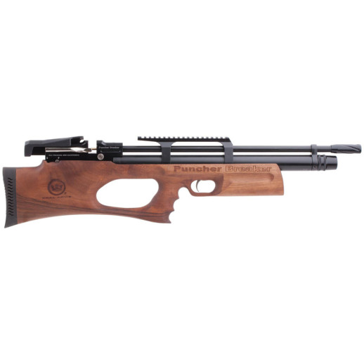 Пневматична гвинтівка Kral Puncher Breaker PCP Wood 4,5 мм з глушником