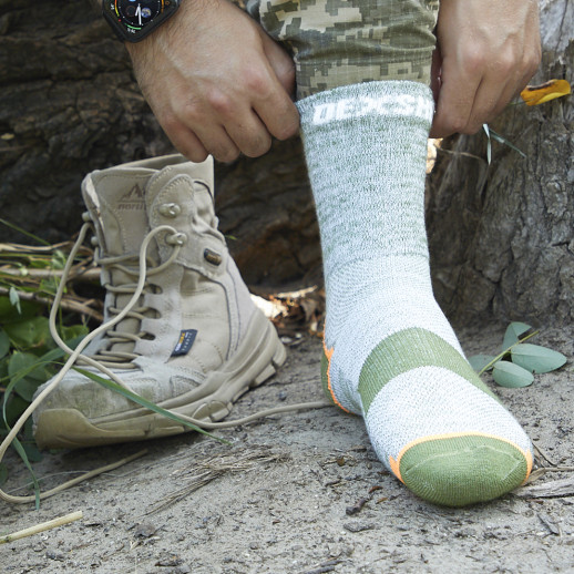 Водонепроникні шкарпетки DexShell Terrain Walking Ankle Socks, DS848HPG M