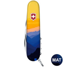 Складаний ніж Victorinox CAMPER UKRAINE Гірський пейзаж