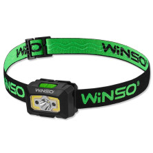 Ліхтар налобний Winso 240Lm, 3W XPE+ COB, 1200mAh, Sensor White/Red