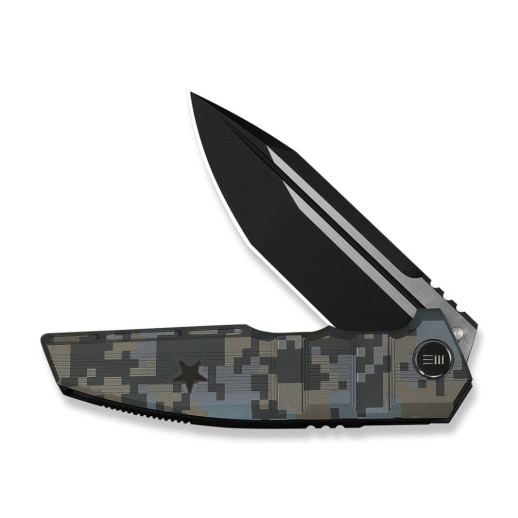 Ніж складаний туристичний Weknife Breach (9.8 см) Bohler M390 / Titanium піксель