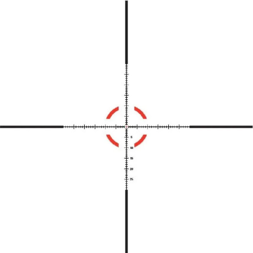 Приціл оптичний Trijicon VCOG 1-8x28; Red MRAD Crosshair