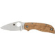 Ніж Spyderco Chaparral Slipit Birdseye Maple, CTS XHP, Wood brown