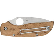 Ніж Spyderco Chaparral Slipit Birdseye Maple, CTS XHP, Wood brown