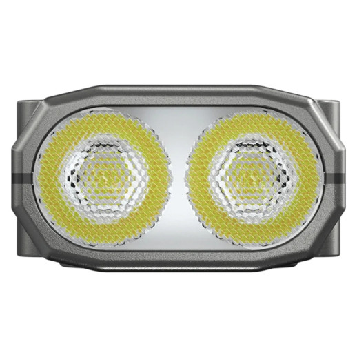 Ліхтар наключний Nitecore TINI 3 (2xNiteLab UHE LED, 600 люмен, 5 режимів, USB-C), сірий