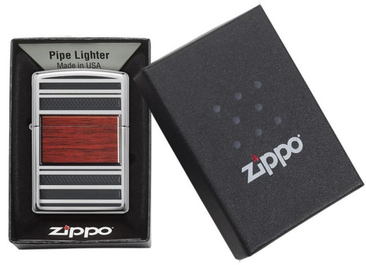 Запальничка Zippo Steel And Wood 28676