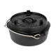 Казан-жарівня чавунна Petromax Dutch Oven ft3 плоске дно 1,6 л