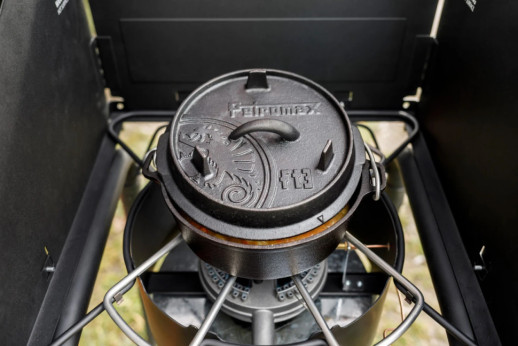 Казан-жарівня чавунна Petromax Dutch Oven ft3 плоске дно 1,6 л