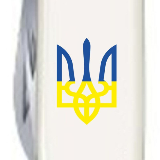 SPARTAN UKRAINE 91мм/12функ /Біл /штоп /Тризуб син-жовтий.