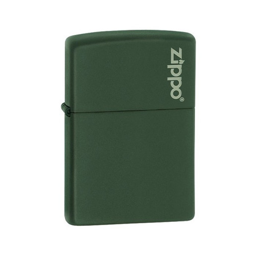 Запальничка Zippo 221 Green Matte, LOGO 221ZL