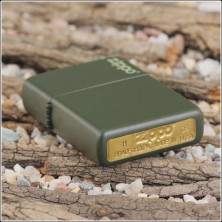 Запальничка Zippo 221 Green Matte, LOGO 221ZL