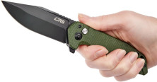 Ніж CJRB Riff BB, AR-RPM9 Steel, Micarta green