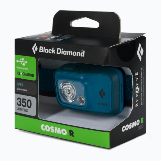 Ліхтар налобний Black Diamond Cosmo 350-R Azul