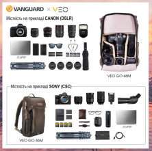Рюкзак Vanguard VEO GO 46m Khaki-Green (VEO GO 46m KG)