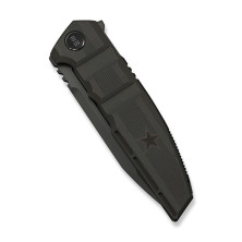 Ніж складаний туристичний Weknife Breach (9.8 см) Bohler M390 / Titanium вугільно-сірий