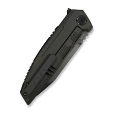Ніж складаний туристичний Weknife Breach (9.8 см) Bohler M390 / Titanium вугільно-сірий