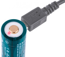 Акумулятор Olight RCR123 (16340) з зарядним портом micro-USB