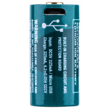 Акумулятор Olight RCR123 (16340) з зарядним портом micro-USB