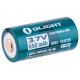 Акумулятор Olight RCR123 (16340) з зарядним портом micro-USB