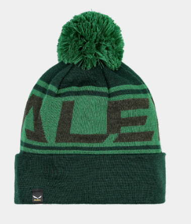 Шапка Salewa ANTELAO POM BEANIE-Зелена