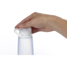 Набір силіконових пляшечок Humangear GoToob + 3-Pack Large (прозорий, зелений, синій)