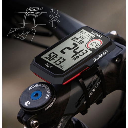 Велокомп'ютер Sigma Sport ROX 4.0 Black