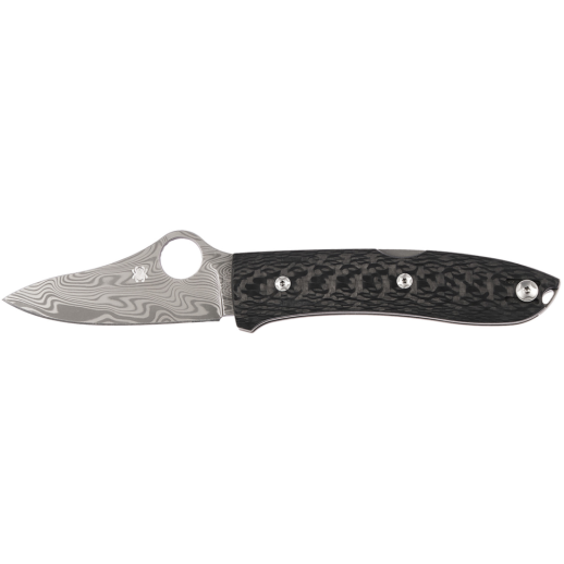 Ніж Spyderco SpyOpera Carbon Fiber Damasteel Thor