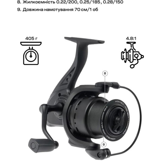 Котушка Brain Champ Feeder 4000 3+1BB 4.8:1