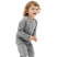 Термофутболка дитяча Turbat Yeti Top Kids cloudburst grey - 128 - темно-сірий
