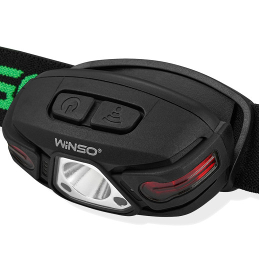 Ліхтар налобний Winso 250Lm, 5W LED, 850mAh, Sensor White/Red