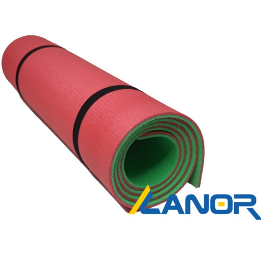 Килимок Ланор Спорт 1800*600* 8 мм червоно-зелений