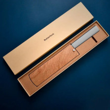 Ніж кухонний Butterfork Nakiri AR-RPM9 ABS Light Grey