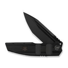 Ніж складаний туристичний Weknife Breach (9.8 см) Bohler M390 / Titanium чорний