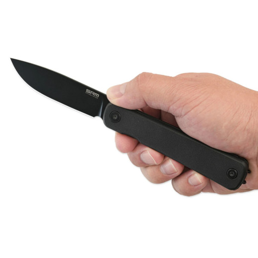 Ніж складаний туристичний SRM Palfrey 135L-GB (8.3 см) 14C28N / G10 чорний