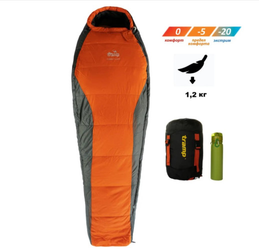 Спальний мішок Tramp Fjord Compact кокон лівий TRS-049C-L