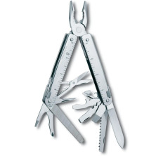 SWISSTOOL X PLUS 115мм/39функ+чорн.нейлон.чохол /плоск/ніжн/пила/напил/біти(30303)/штоп/лін