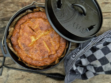 Казан-жарівня чавунна Petromax Dutch Oven ft4.5 плоске дно 3,5 л