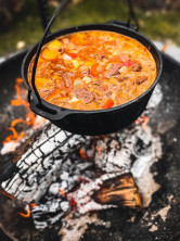 Казан-жарівня чавунна Petromax Dutch Oven ft4.5 плоске дно 3,5 л