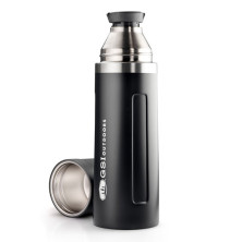 Термос GSI Outdoors Glacier Stainless 1l Vacuum Bottle (чорний)